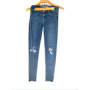 American Eagle Outfitters Jeggings Super Stretch Women Jean Size: 00